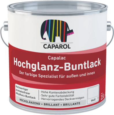 Caparol Capalac Hochglanz-Buntlack 0,125 L