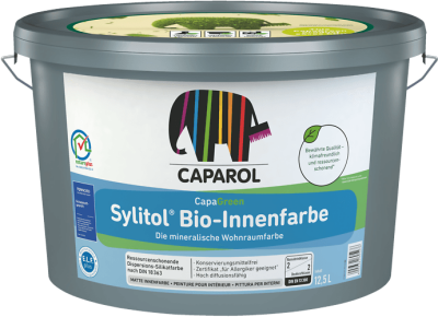 Caparol Sylitol® Bio-Innenfarbe 12,5 Liter, Weiß