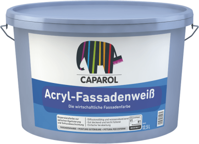 Caparol Acryl-Fassadenweiß 12,5 Liter