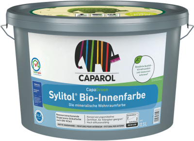 Caparol Sylitol® Bio-Innenfarbe 12,5 Liter, 3D-System - Ginster 90