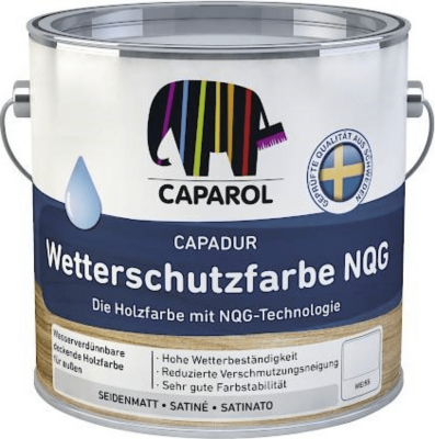 Caparol Capadur Wetterschutzfarbe NQG 2,5 Liter, RAL Design D2 Plus - Ruesterbraunrot